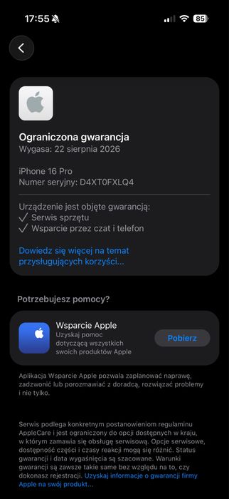 Iphone 16 pro 128 gb Black Tytanium Dual sim.