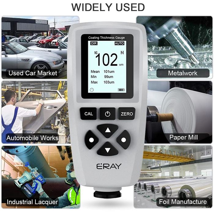 Dispositivo de medição de espessura de revestimento ERAY com display L