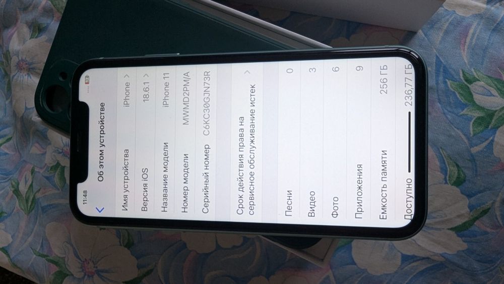 Iphon 11 Neverlock 256 акб 99% Айфон 11 iPhone 11