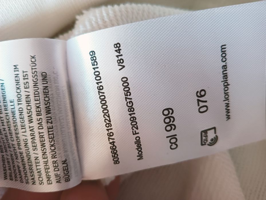 Bluza  unisex Loro Piana L dobra na M