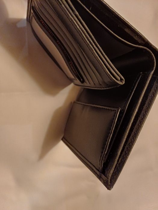 Portfel męski czarny nieużywany eko skórka