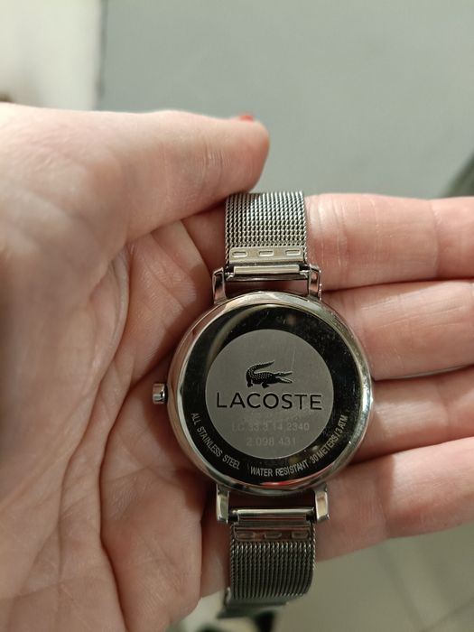 Elegancki damski zegarek Lacoste