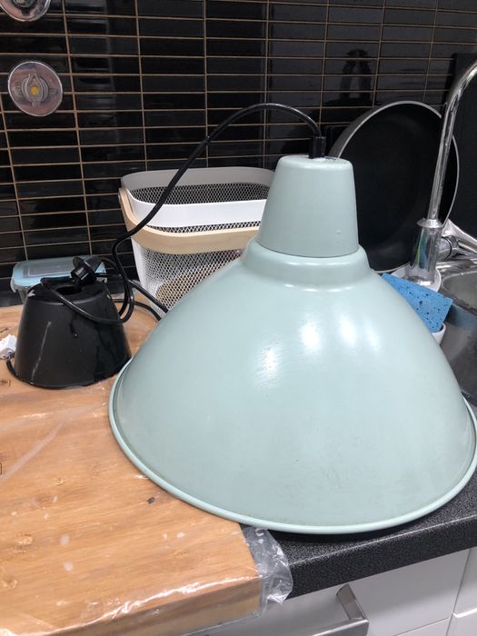 IKEA Floor Lamp in Aqua Green Color