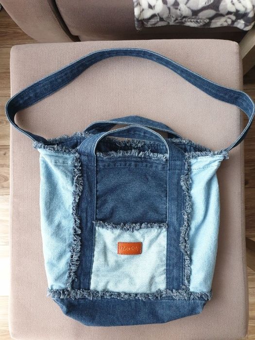 Super dziewczęca torba jeansowa Zara stan bdb 50%