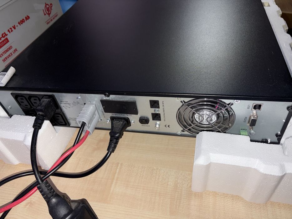 Комплект UPS EXA Plus RTL 1 kVA та 2 батареї 12v 100Ah LogicPower Gel