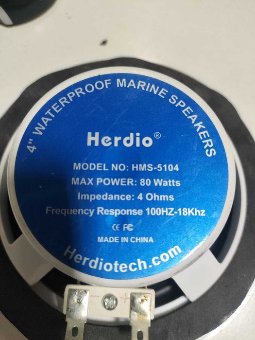 Conjunto de 2 altifalantes coluna de som Herdio 4”  160W