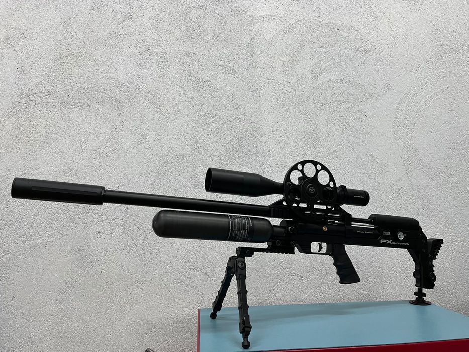 Carabina pcp fx maverick  sniper calibre obcional