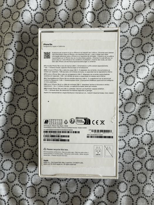 Iphone 16e com garantia ate 06/2027