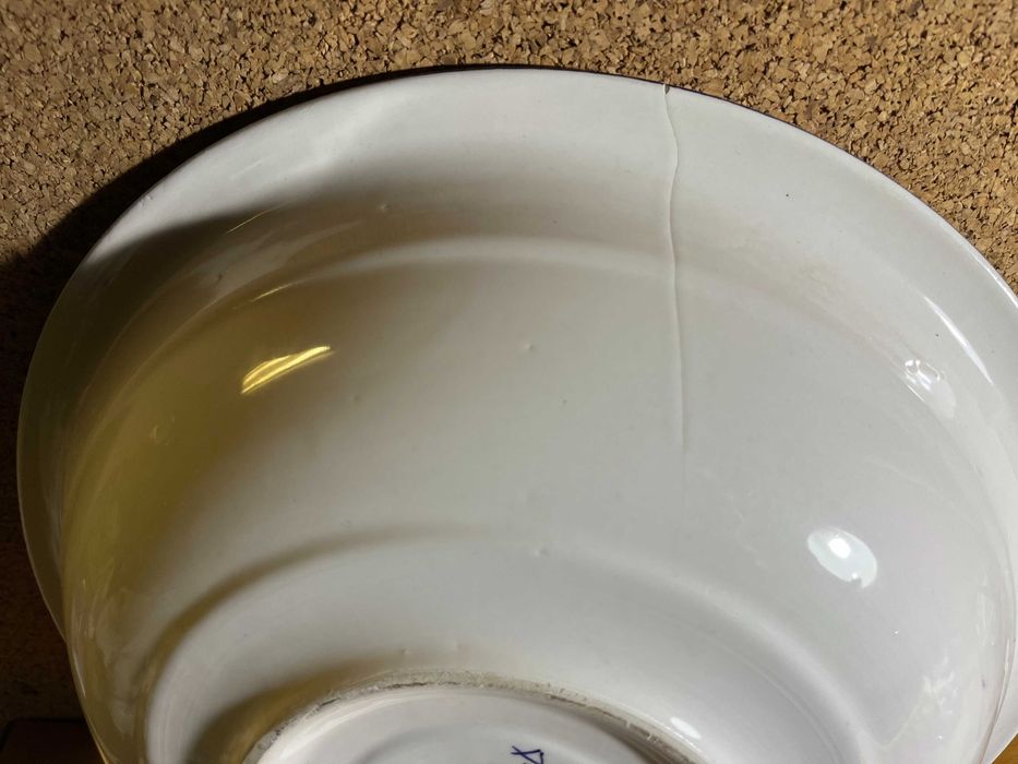 Bacia de lavatório em faiança temática cantão