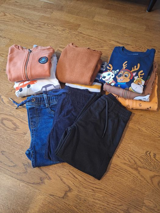 Paczka paka ubran, spodnie, bluza, bluzy, stan bdb (H&M reserved smyk)