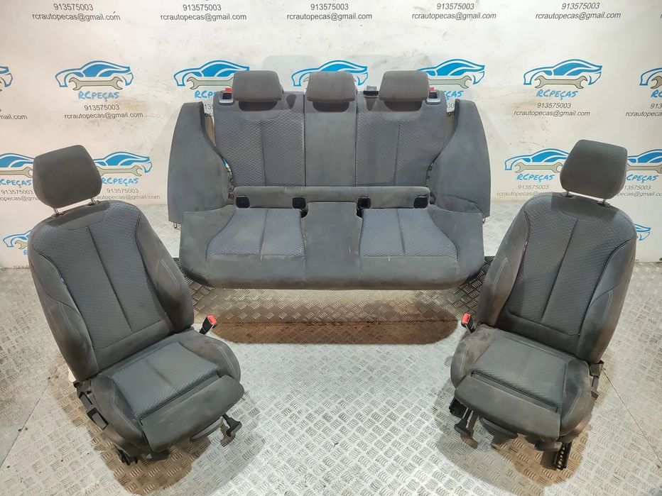 Conjunto bancos em Alcântara BMW Serie 1 F20 Pack M