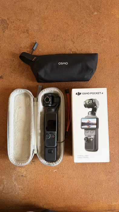 Osmo Pocket 4 com filtro ND, bolsa e garantia