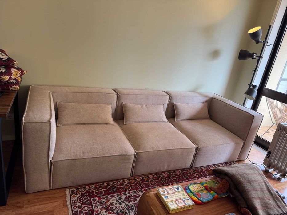 Sofá Modular 3 peças The Masie como NOVO