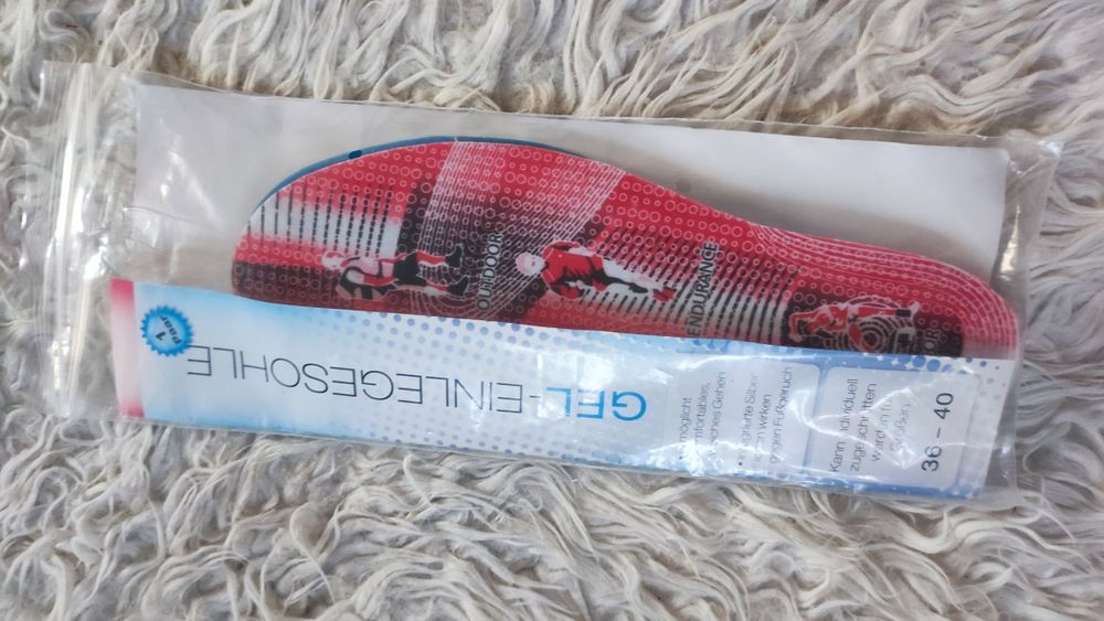 Устілкі гелеві розмір 39-40 для активного відпочинку