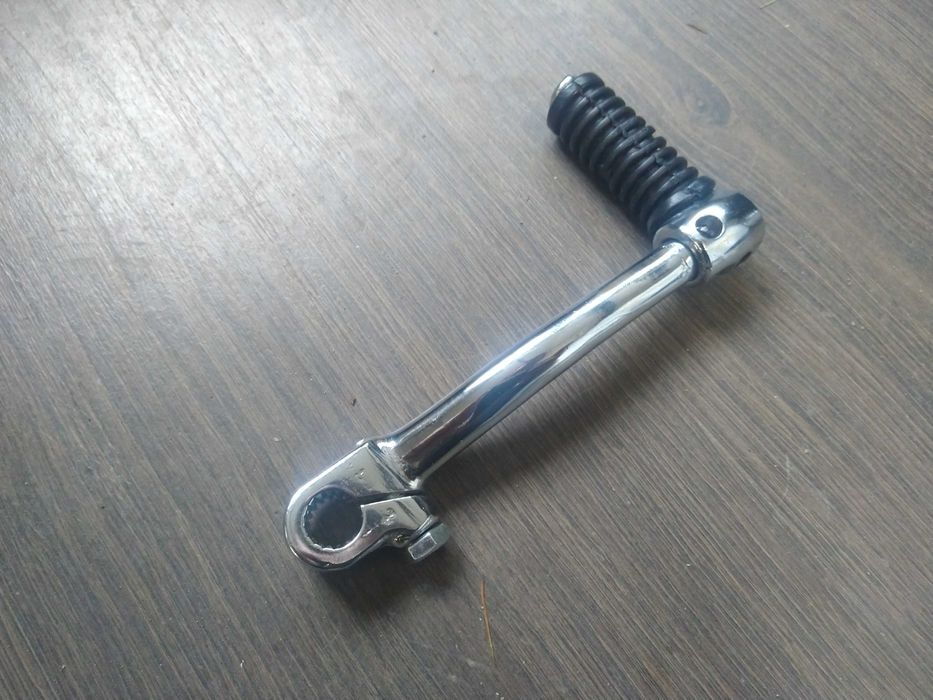 Romet Komar Motorynka Kopka nóżka dźwignia startera nowa chrom