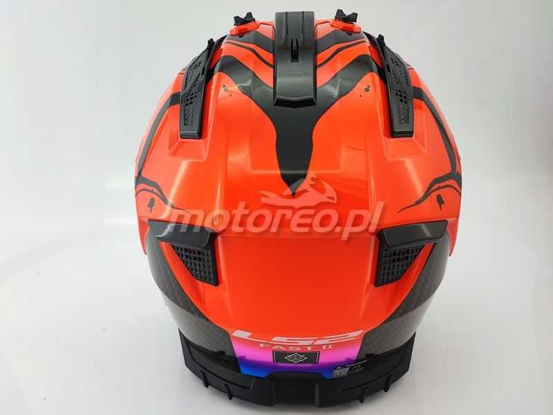 WYPRZEDAŻ Kask LS2 MX708 Fast 2 WASH Red Enduro/Cross /ATV