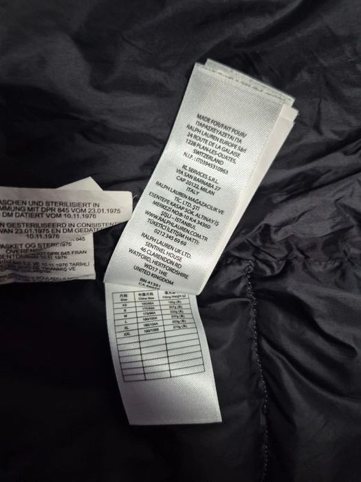 Kurtka puchowa Polo Ralph Lauren puffer XS męska z kapturem