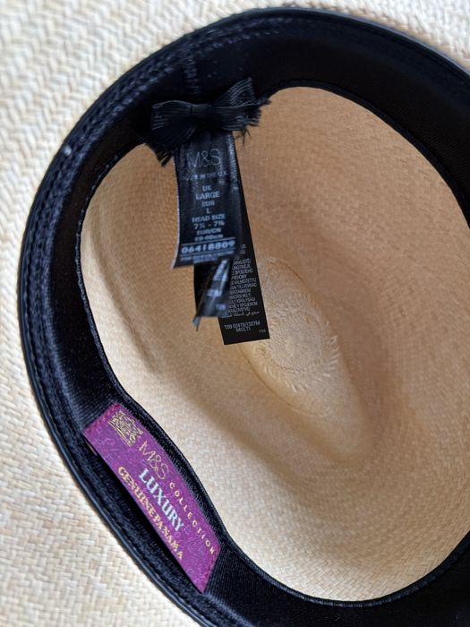 Стильна шляпа, солома