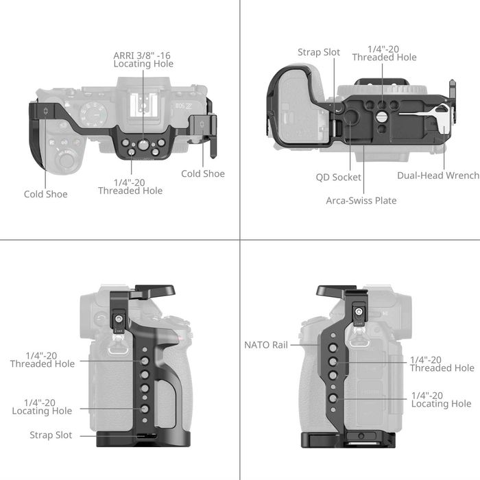 Cage SmallRig 4980B | Nikon Z50 II | SELADA
