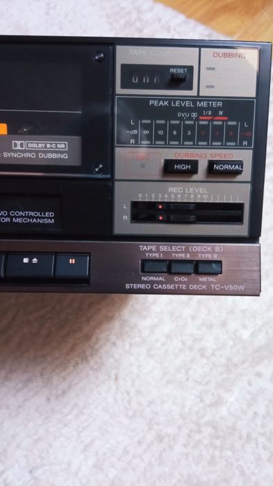 Sony TC-V50W deck magnetofon śliczny 80' Japan