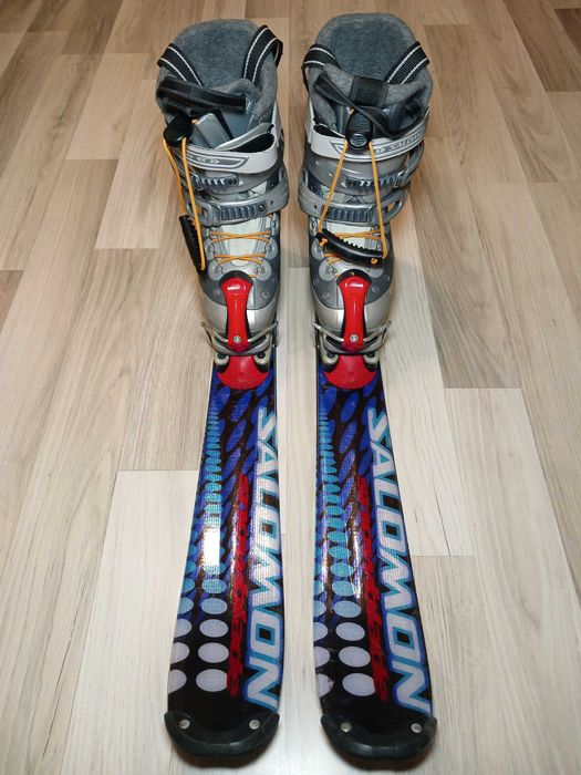 Скіборди Salomon Snowblade та лижні черевики Salomon Verse