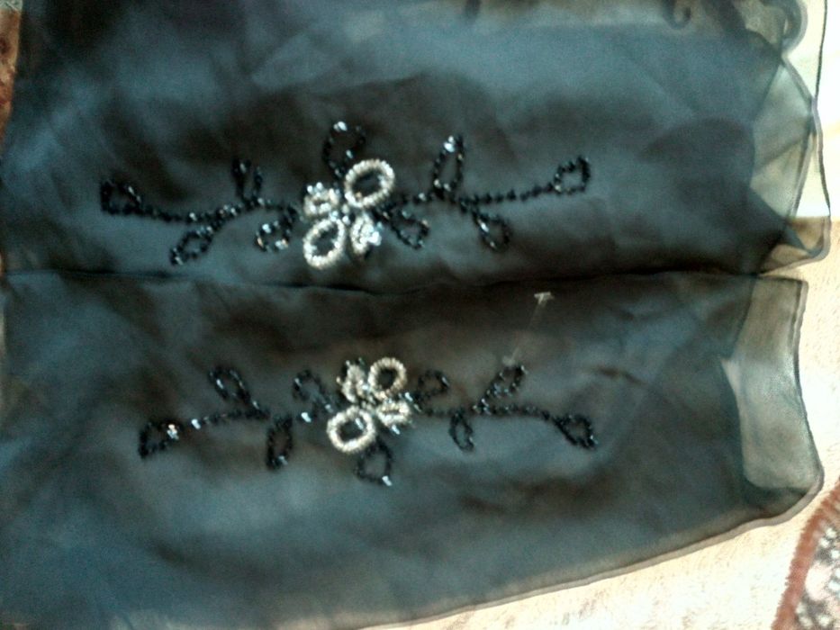 Шифоновый  длиннвй шарф