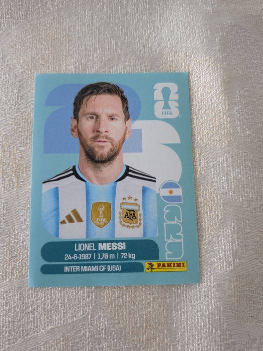 Cromo Messi mundial 2026