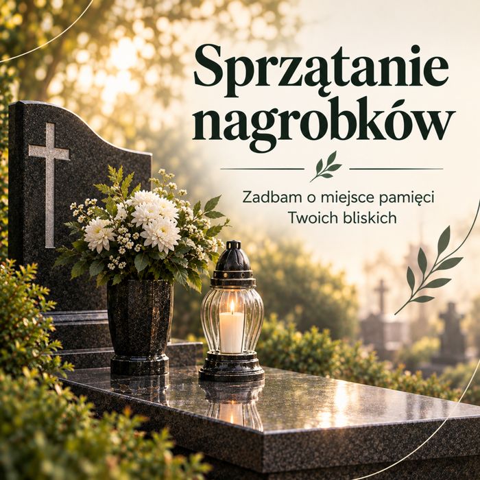 Sprzątanie i mycie nagrobków - od 80zł - Jelenia Góra i okolice