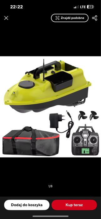 Łódka zanętowa gps