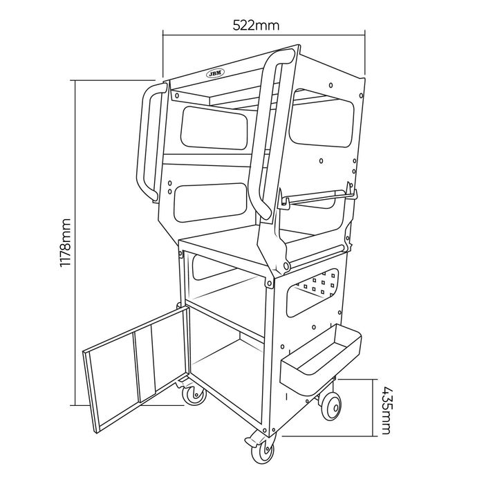 Carrinho para Diagnóstico Multifuncional