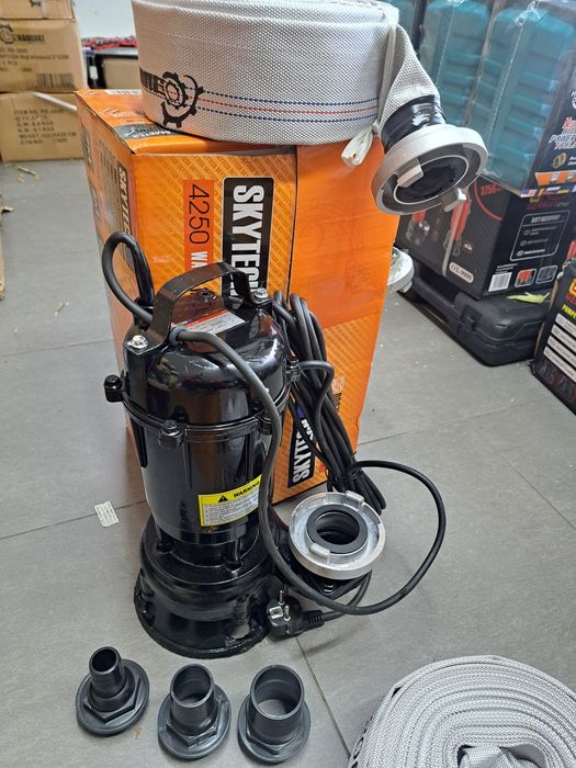 Pompa do Szamba 4250w SKYTECH  Wzmacniane łożyska termik