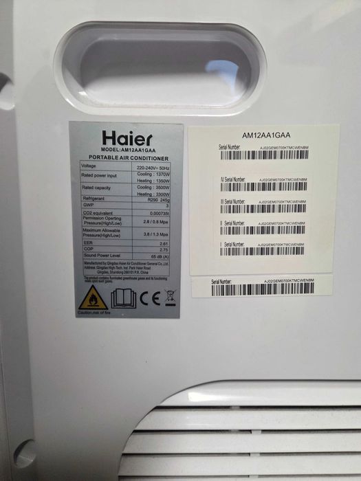 Klimatyzacja przenośna Haier AM12AA1GAA
