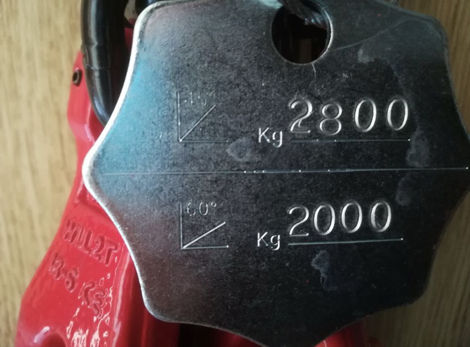 Correntes certificada p/ grua com 3mts c/ encurtadores