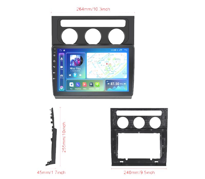RÁDIO GPS ANDROID 13 VOLKSWAGEN TOURAN 03-06