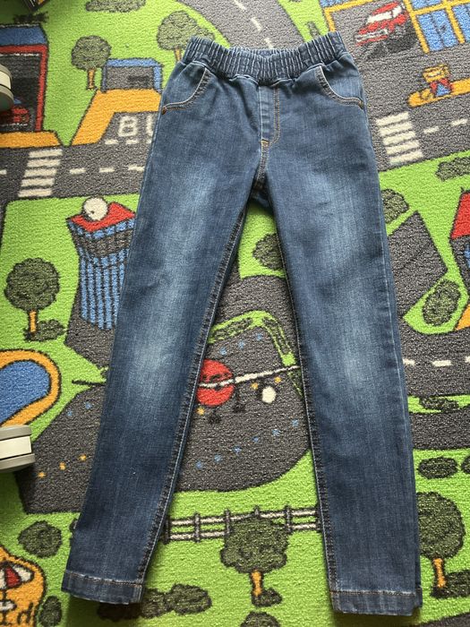 GT Spodnie jeansowe na gumce 122
