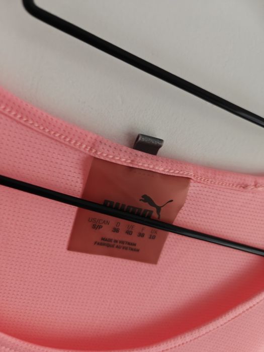 Puma koszulka sportowa damska logowana S