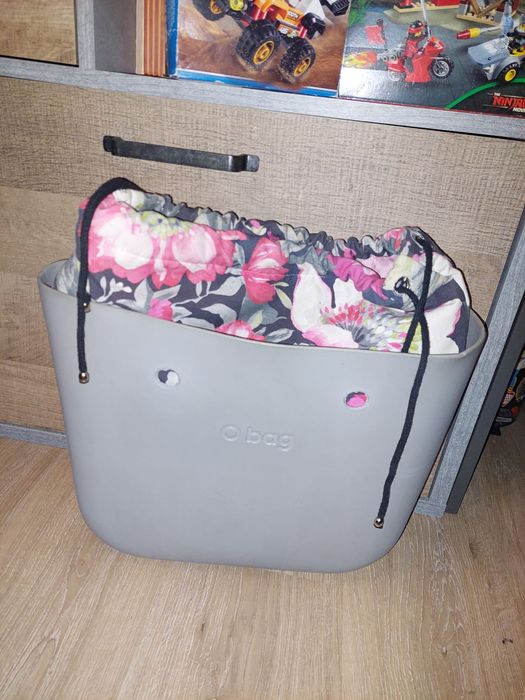 Obag standard silver/szara 2 kominy+1 organizer