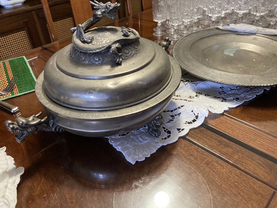 Material para mesa chinesa
