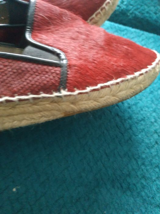 Zara espadryle skórzane 39