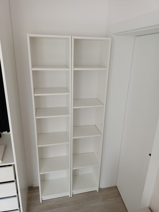Dwa regały Billy Ikea białe