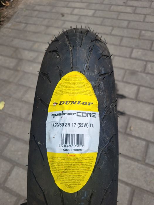 Opona motocyklowa 120/60 ZR17 Dunlop qualifier CORE