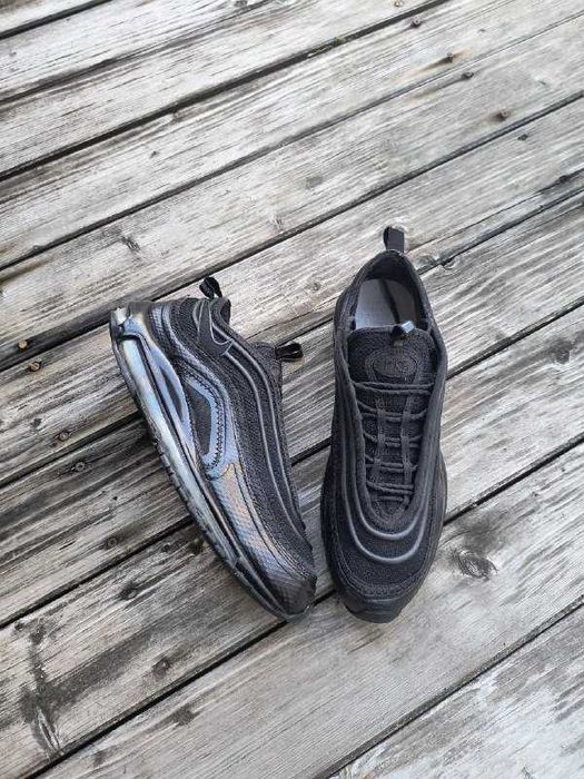 Кросівки. Чоловічі кросівки найк. Nike Air Max 97. Nike. Кросівки 45.5 розмір. Чорні кросівки