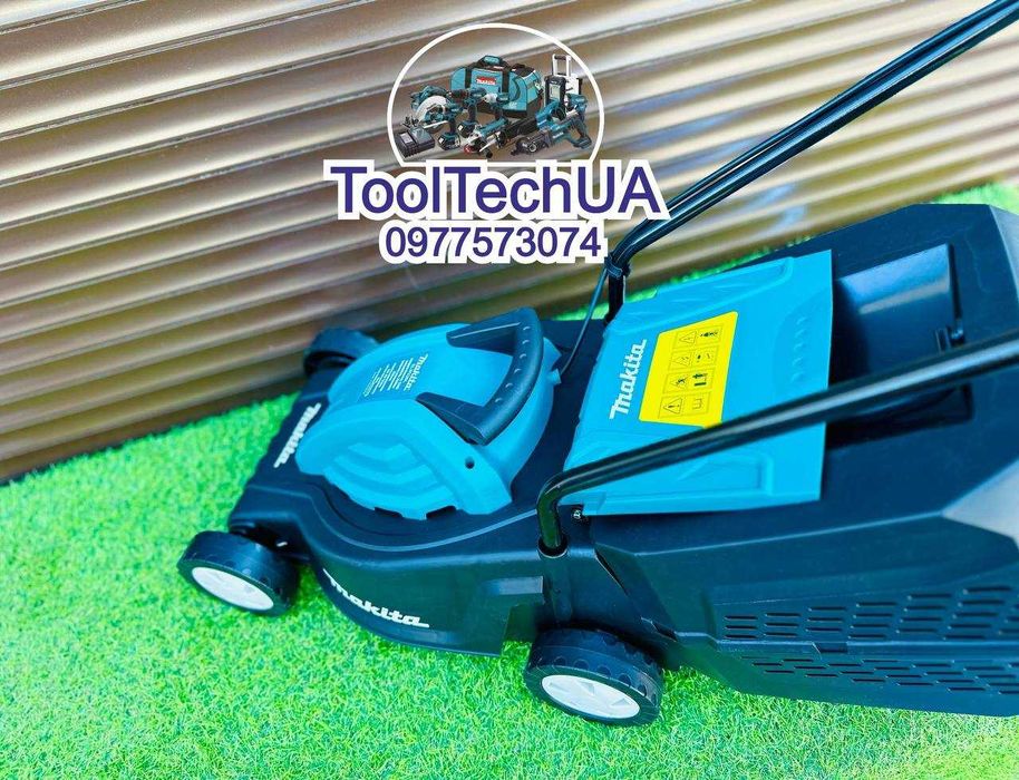 Мережева Газонокосилка Makita ELM33BL Електрична газонокосарка 33мм