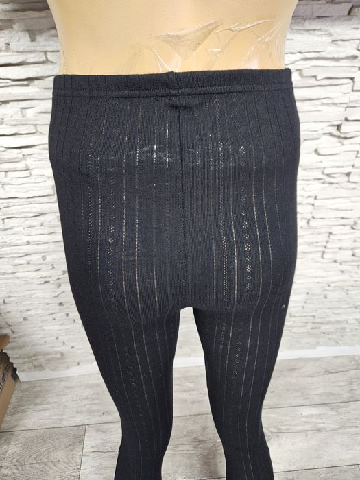 Leginsy czarne Pointelle George super soft