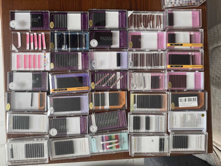 zestaw do przedłużania rzęs