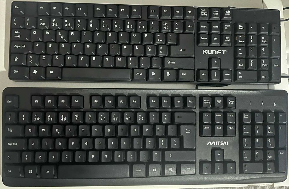 Teclados MITSAI e KUNFT