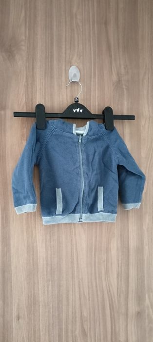 Bluza z kapturem dwustronna dla chłopca rozmiar 9-12m