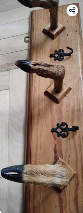 Wieszak ścienny ozdobny