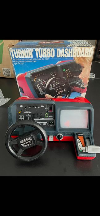 Tomy Turnin Turbo - kierownica zabawka lata 90