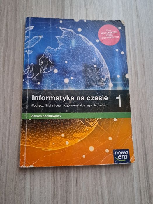 Informatyka na czasie 1,podręcznik do informatyki